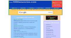 Desktop Screenshot of 1000anuncios.com