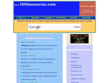 Tablet Screenshot of 1000anuncios.com